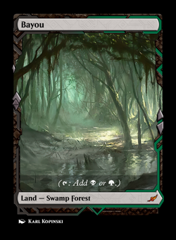 Original OG Dual Lands - Custom Art - Set of Zendikar Expeditions Frame Playtest - Image 4