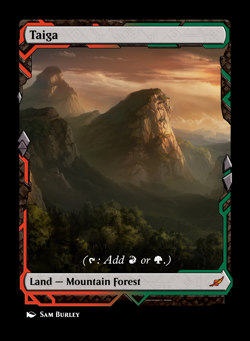 Original OG Dual Lands - Custom Art - Set of Zendikar Expeditions Frame Playtest - Image 5