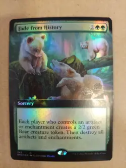 Fade from History Extended Art Foil - The Brothers' War MTG-NM - Image 1