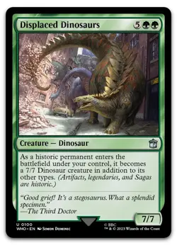 Displaced Dinosaurs #100 (NM) Doctor Who WHO Magic MTG - Image 1