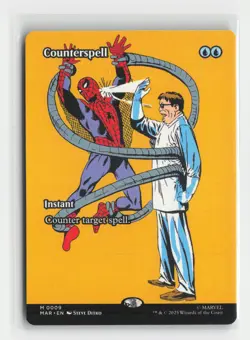 MTG Marvel's Spider-Man Marvel Eternal-Legal #9 Counterspell (Borderless) - Image 1