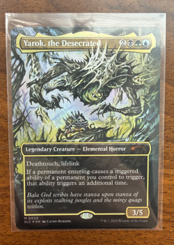 FOIL - Yarok, the Desecrated - Encyclopedia Countdown Secret Lair MTG Magic - Image 1