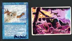 ***Italian Snow Devil Altered Artist Proof Signed*** MTG Ice Age Ken Meyer Jr - Image 1