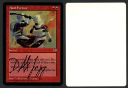 ***Final Fortune Artist Proof Signed** MTG Mirage D Alexander Gregory Kid Icarus - Image 1