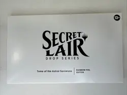 MTG Secret Lair Tome of the Astral Sorceress RAINBOW FOIL SEALED - Image 2
