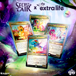 Magic the Gathering MTG Secret Lair Ponies the Galloping 2 Foil Edition - New - Image 1
