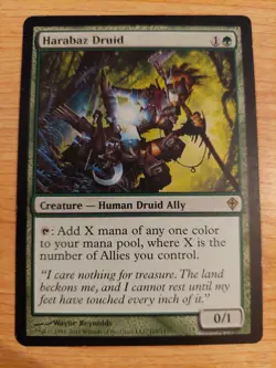 Harabaz Druid - 105/145 (Worldwake) - Near Mint NM - Rare - Image 1