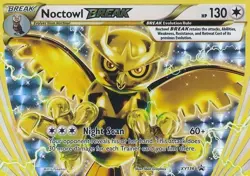 Noctowl Break - XY136 - Pokemon XY Promo Ultra Rare Card LP - Image 1