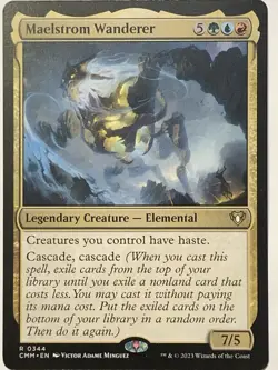 MTG TCG - Maelstrom Wanderer 0344 Commander Masters - NM (Free Shipping $5+) - Image 1