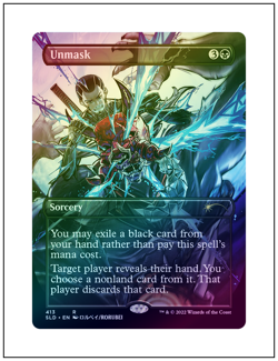 1x Unmask, Foil, Secret Lair, Magic, MTG NM - Image 1