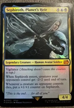 Sephiroth, Planet's Heir Foil - FIN 0553 NM - MTG Magic - Image 1