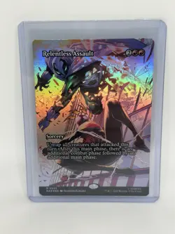 Relentless Assault (Borderless) 0025 - Marvel's Spider-Man MTG NM/M - Image 1