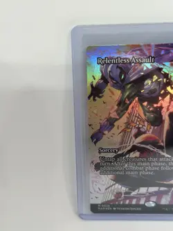 Relentless Assault (Borderless) 0025 - Marvel's Spider-Man MTG NM/M - Image 3