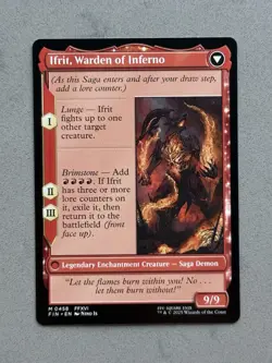 Clive, Ifrit's Dominant 458 Borderless Mythic Regular MTG Final Fantasy FIN - NM - Image 2