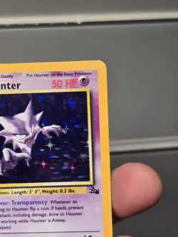 Haunter 6/62 Fossil Holo Vintage MP Pokemon Unlimited - Image 4