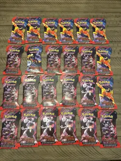 Pokemon TCG Scarlet and Violet Destined Rivals Sealed Booster Packs x24 - Image 1