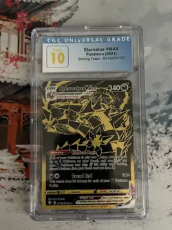 2021 Pokemon SWSH Shining Fates SV122 Gold Eternatus VMAX CGC Pristine 10 - Image 1