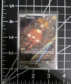 Pokemon TCG Stunfisk 202/191 Illustration Rare, Surging Sparks, NM/M Condition - Image 1