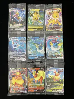 Pokemon TCG S-Chinese Jolteon Flareon Vaporeon VMAX V Sealed Lot 9 -TXNG - Image 1