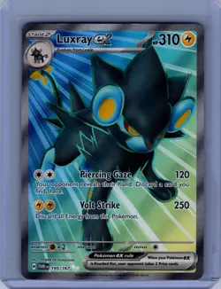 Pokemon SV06: Twilight Masquerade #195/167 Luxray ex Near Mint or Better - Image 1