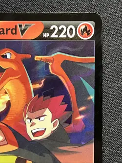 Lance’s Charizard V SWSH133 Pokemon Celebrations Black Star Promo Holo NM #2 - Image 4