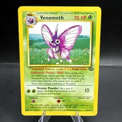Pokemon - Venomoth - 29/64 - Jungle - Non Holo - Rare - Vintage - 1999 LP - Image 1