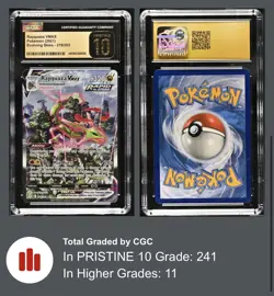 Pokemon Rayquaza VMAX Evolving Skies Secret Rare Alt Art #218 Graded Pristine 10 - Image 1