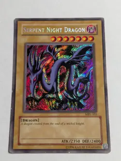 Yugioh Serpent Night Dragon MRL-103 Secret Rare MP - Image 1