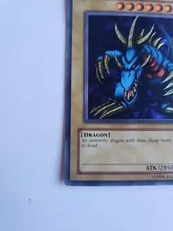 Yugioh Tri-Horned Dragon (Secret Rare) LOB-EN000 Unlimited #Y106 - Image 2