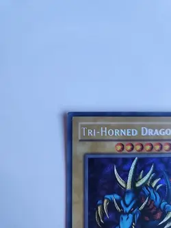 Yugioh Tri-Horned Dragon (Secret Rare) LOB-EN000 Unlimited #Y106 - Image 3