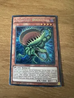Yu-Gi-Oh! PREDAPLANT SPINODIONAEA / FUEN-EN004 / SECRET RARE / NM - Image 1
