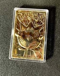 Togepi 23kt Gold Plated Pokemon Card - Burger King - 1999 - Complete - Look! - Image 2