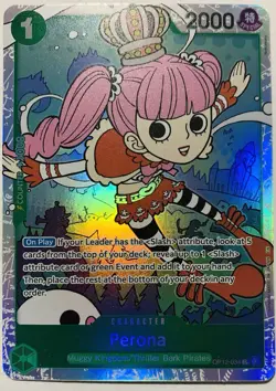 One Piece Card Game Perona OP12-034 SR Art English Edition - Image 1
