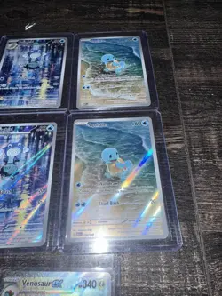 Pokemon 5X 151 Card LOT Venusaur Ex poliwhirl Squirtle 5 Card Lot - Image 4