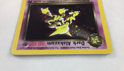 2000 Pokemon TCG Team Rocket Holo Card 1/82 Dark Alakazam Rare Holofoil - Image 4