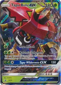 Tapu Bulu-GX - SM32 - Pokemon Sun & Moon Promo Ultra Rare Card NM - Image 1