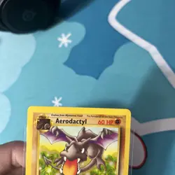 NM Pokemon Aerodactyl Card fossil Set 16/62 WOTC Non-Holo Unlimited - Image 4