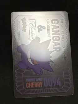 Gengar Pronto Cafe Card Promo 2025 Pokemon Japanese NM - Image 4