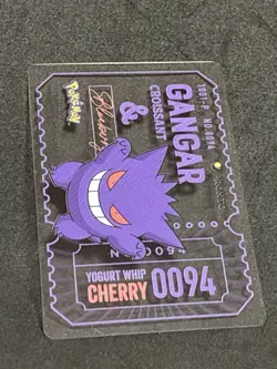 Gengar Pronto Cafe Card Promo 2025 Pokemon Japanese NM - Image 5