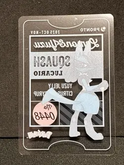Lucario Pronto Cafe Card Promo 2025 Pokemon Japanese NM - Image 2