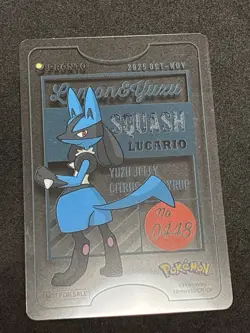 Lucario Pronto Cafe Card Promo 2025 Pokemon Japanese NM - Image 5