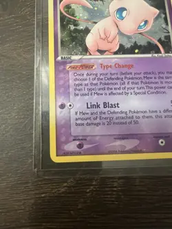 Pokemon Mew Holo Card 10/92 from EX Legend Maker 2006 - Image 4