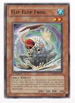 Flip Flop Frog CRMS-EN029 Common Yu-Gi-Oh Card 1st Edition - Image 1