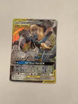 Pokemon Lucario and Melmetal GX SM Unbroken Bonds Card 120/214 - Image 1
