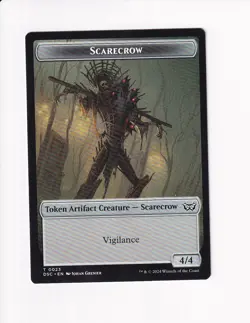 MAGIC THE GATHERING MTG COMMANDER: DUSKMOURN DOUBLE TOKEN DEVIL / SCARECROW (#1) - Image 2