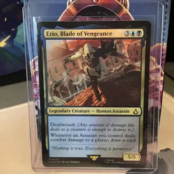 Ezio, Blade of Vengeance Universes Beyond: Assassin's Creed Foil - Light Play - Image 1