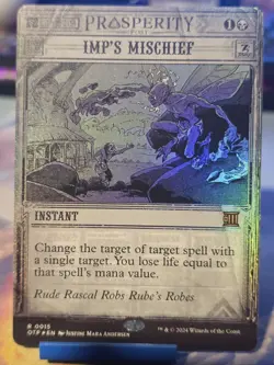 Imp's Mischief Outlaws of Thunder Junction: Breaking News Foil - Image 1