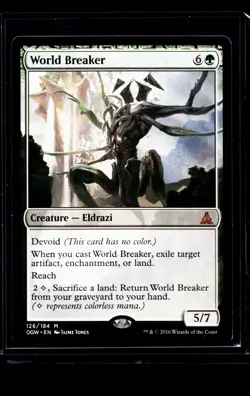 2016 MTG Magic The Gathering OGW Oath of the Gatewatch #126 World Breaker LP - Image 1