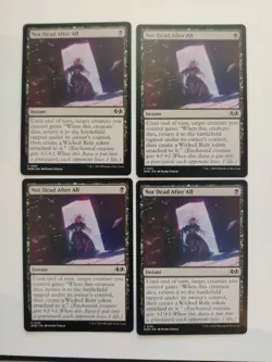 Not Dead After All x 4 Wilds of Eldraine Regular Playset MTG - Image 1