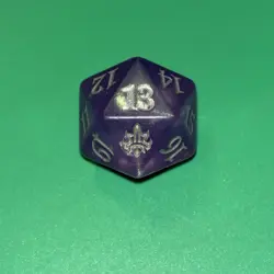 MTG Throne of Eldraine Gift Edition Oversize Life Counter - Spindown - D20 - Image 1